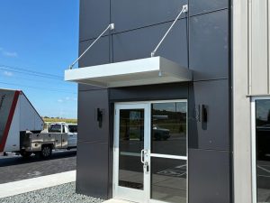 Commercial entry canopy installed in Minneapolis Minnesota